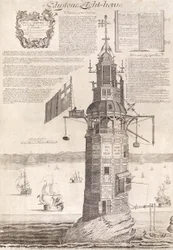 Edystone vuurtoren, pub. ca. 1762