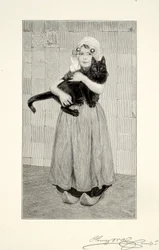 Meisje met kat