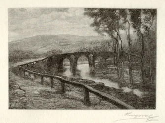 Oude Normandische brug