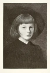 Portret van Jerome, zoon van de kunstenaar