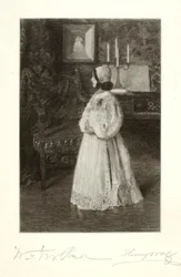 De dochter van de kunstenaar Alice