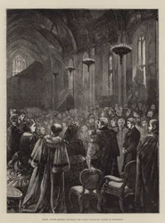 ZKH Prins Arthur onthult het Albert Memorial Window in Guildhall