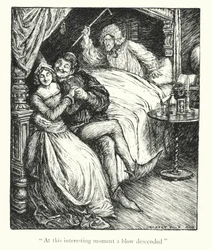 Legenden van Ingoldsby: De dame Rohesia (litho)