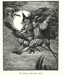 De legendes van Ingoldsby: De heksenstreken (litho)