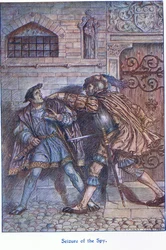 Arrestatie van de spion