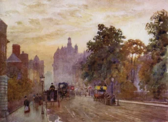 Westwaarts vanaf Hyde Park Corner