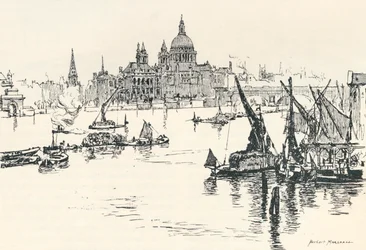 Vanaf Waterloo Bridge, 1873, 1894