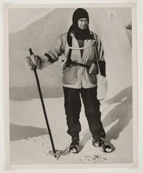 Kapitein Scott (1868-1912) tijdens de Terra Nova-expeditie (1910-13) naar de Zuidpool