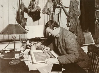 Dr. Wilson Werkt aan de Schets die op P. 258 wordt Gegeven