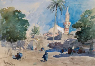 Boulac bij Caïro, gezien vanaf de stadsmuur