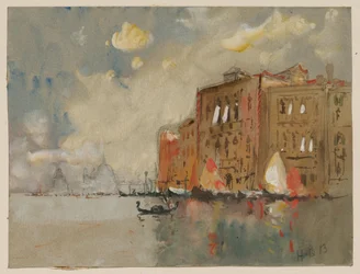 Op het Canal Grande met Santa Maria della Salute in de verte
