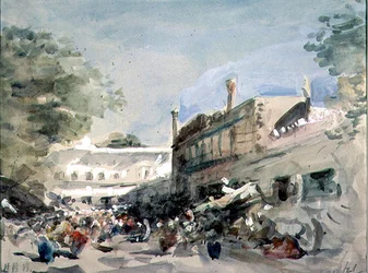 Straatscène in Delhi