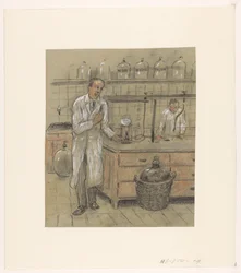 Twee mannen in een laboratorium