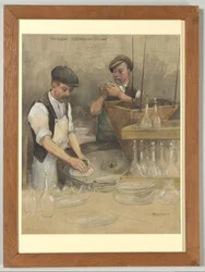 De glasfabriek te Leerdam: vlakslijpen