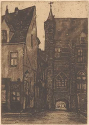 Gezicht op het Vleeshuis te Antwerpen