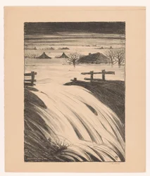 Overstrooming Maas en Waal jan. 1926