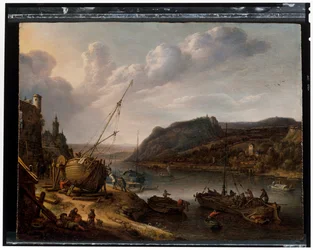 Een rivierlandschap