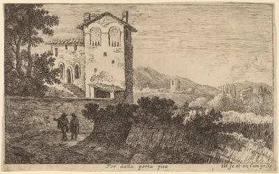 Villa buiten de Porta Pia