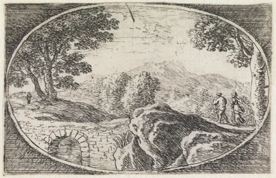 Landschap (nr. 14 uit de serie: variae campestrum fantasiae)