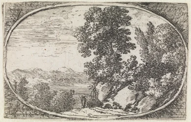 Landschap (nr. 18 uit de serie: Varie campestrum fantasiae)