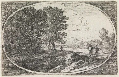 Landschap (nr. 20 uit de serie: variae campestrum fantasiae)