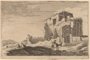 Zicht op een Verwoest Gebouw