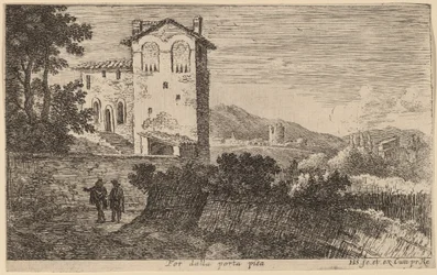 Villa buiten de Porta Pia
