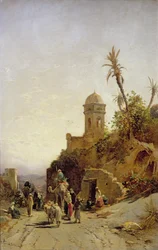 De vertrekkende karavaan, Bethanin, ca. 1880
