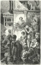 Giovanni Boccaccio leest Dante