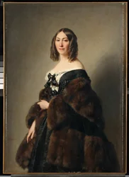 Portret van Cécile Charlotte Furtado-Heine