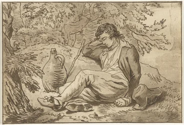 Slapende man