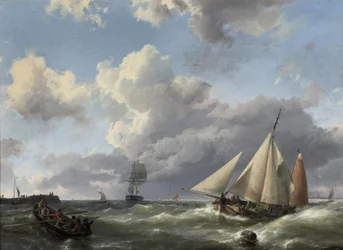 Op weg naar de haven