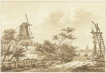 Gezicht bij Zaltbommel