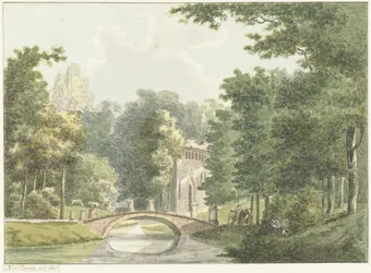 Het landgoed Velzerbeek bij Velsen