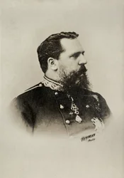 Portret van Don Carlos Prins van Bourbon (foto)