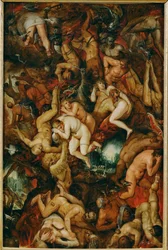 Het laatste oordeel (schilderij op doek)