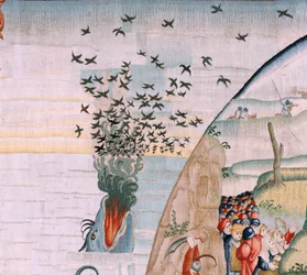 Vier wandtapijten naar Jheronimus Bosch. Beproevingen van het menselijk leven