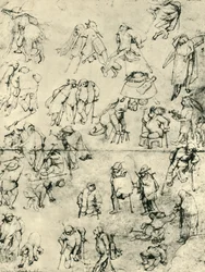 Bedelaars, 15e-16e eeuw