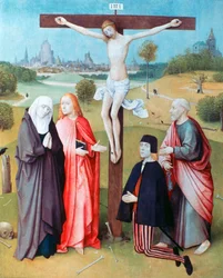 Christus aan het Kruis met Schenkers en Heiligen, c1480-1516