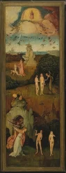 De Hooiwagen (Drieluik). Linker Paneel