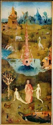 De Tuin der Lusten, drieluik, linkerpaneel, detail