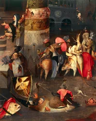 Drieluik van de Verzoeking van St. Antonius (middenpaneel)