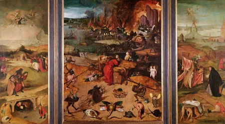 Drieluik van de verzoeking van de heilige Antonius