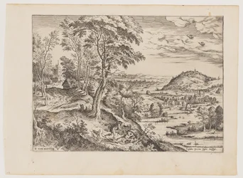 Cephalus en Procris, uit Landschappen met Bijbelse en Mythologische Taferelen