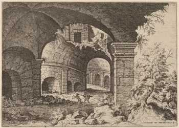 Achtste Uitzicht op het Colosseum