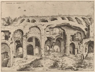 Vierde uitzicht op het Colosseum