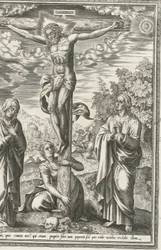 Kruisiging met Maria, Johannes de Doper en Maria Magdalena