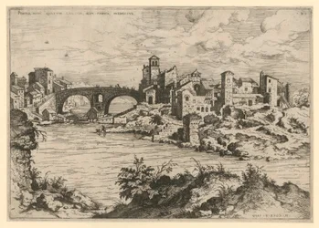 De Quattro Capi-brug en het Tiber-eiland