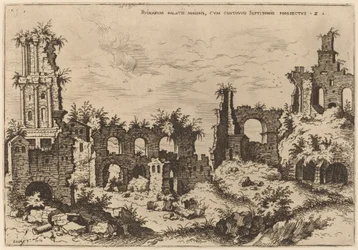 Ruïnes op de Palatijn met het Septizonium