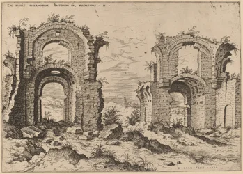 Tweede Uitzicht op de Baden van Diocletianus